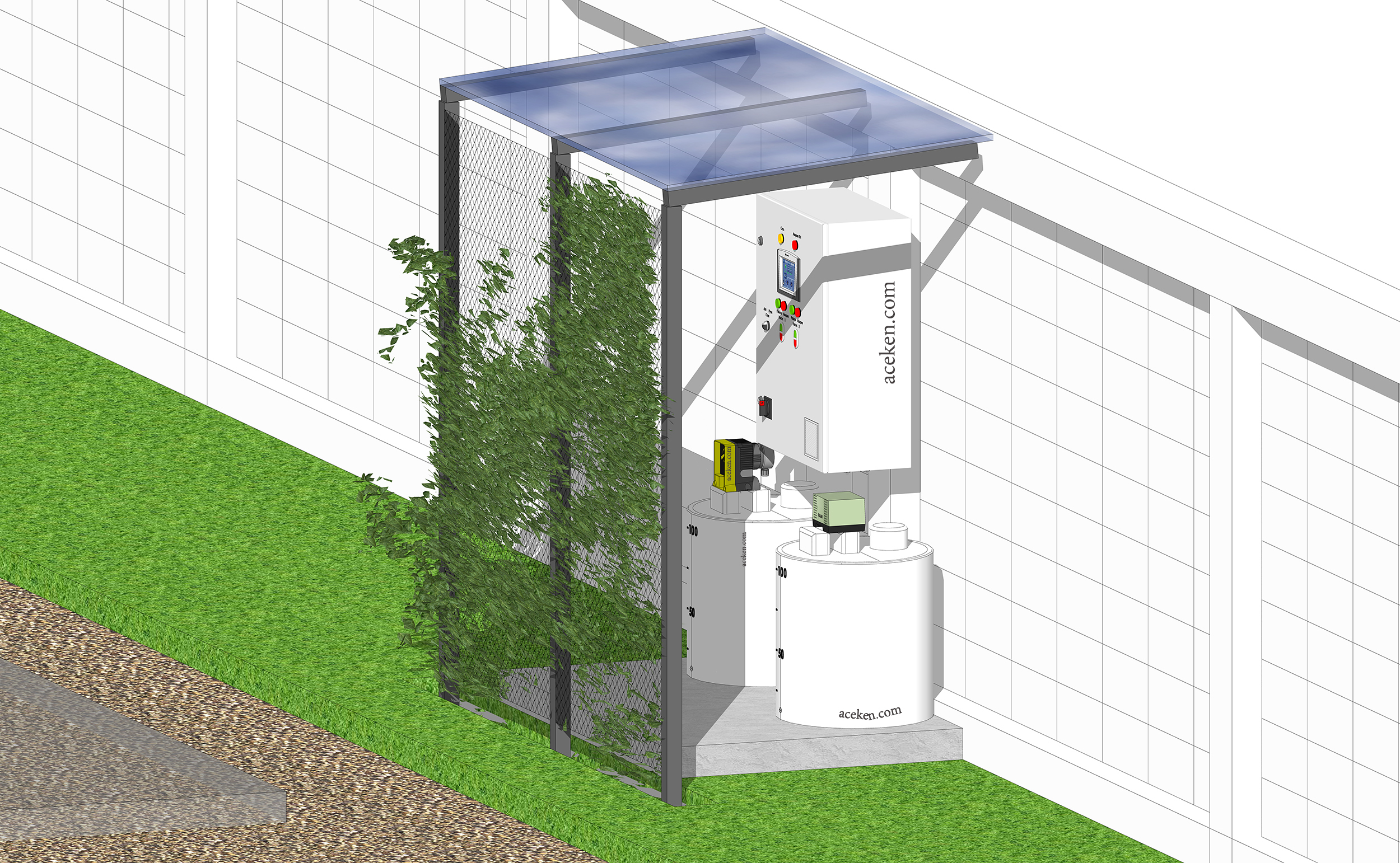 Chlorine disinfection system ระบบฆ่าเชื้อโรคด้วยคลอรีน